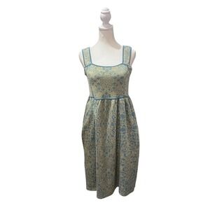 Peruvian‎ Connection Pima Cotton Celtic Print Sleeveless Dress Size Medium